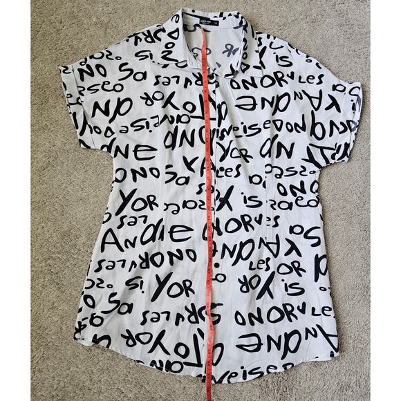 Shein Curve Collared Shirt Dress Size 1XL - Picture 3 of 8